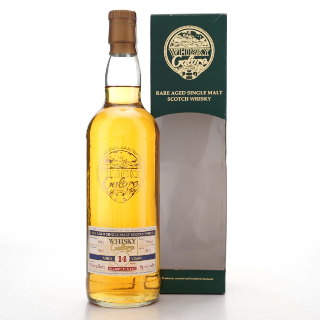 Macallan 1989 Whisky Galore 14 Year Old Sherry Finish Whisky